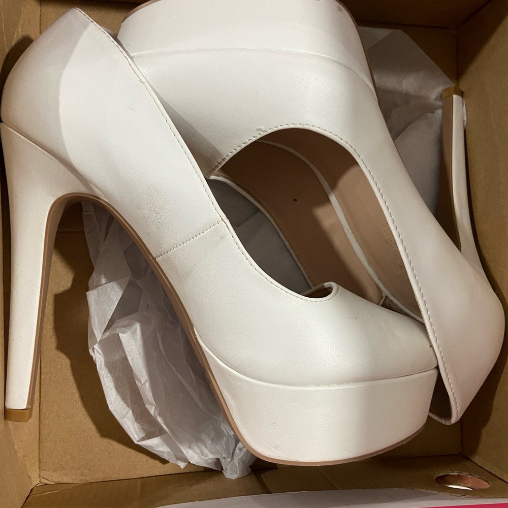 White heels